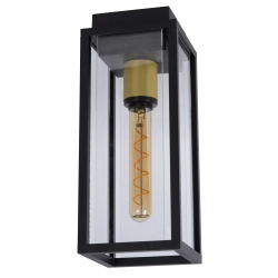 LAURENS Lampa sufitowa zewnętrzna 1xE27 IP54 czarny 27105/01/30 Lucide - zdjęcie dodatkowe 1